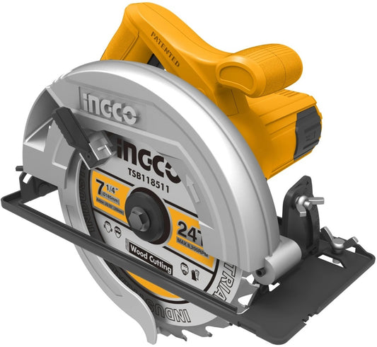 INGCO Circular Saw 180mm 1200W CS18518