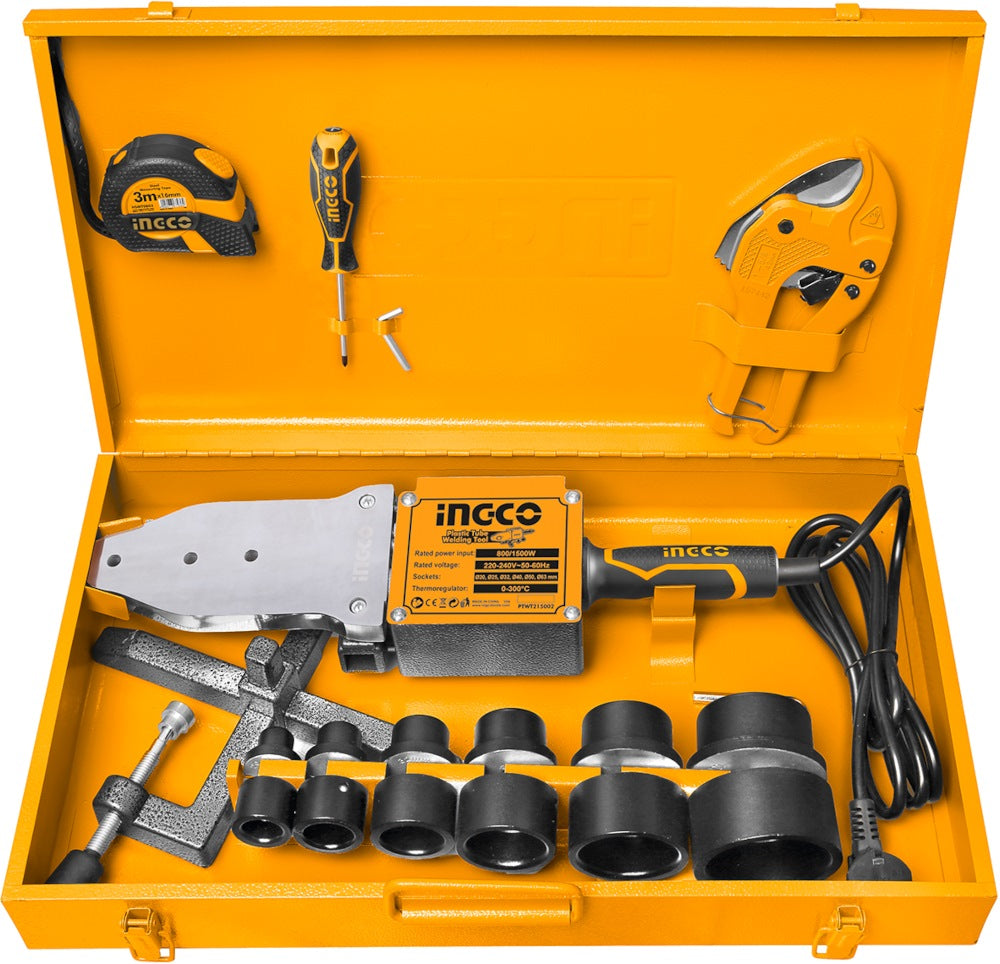 INGCO Plastic Tube Welding Tools 20, 25, 32,40,50 & 63mm PTWT215002 – view 2