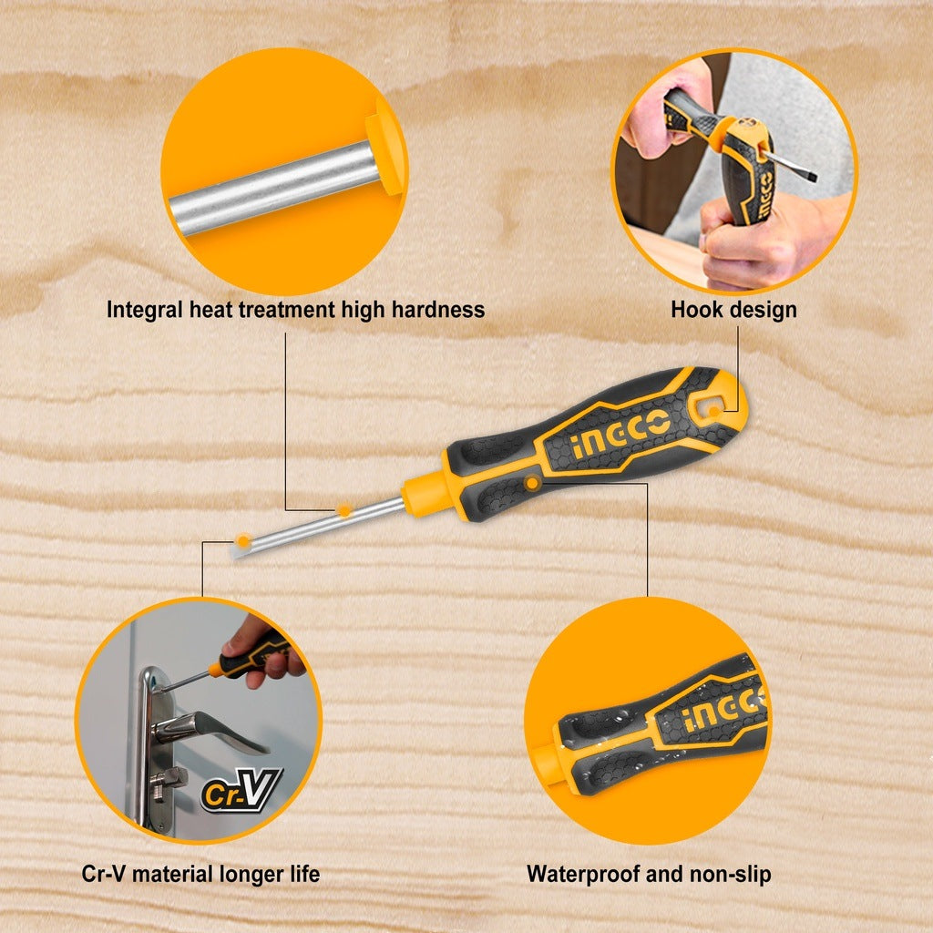 INGCO 9 pcs Interchangeable Screwdriver set AKISD0901 – view 2
