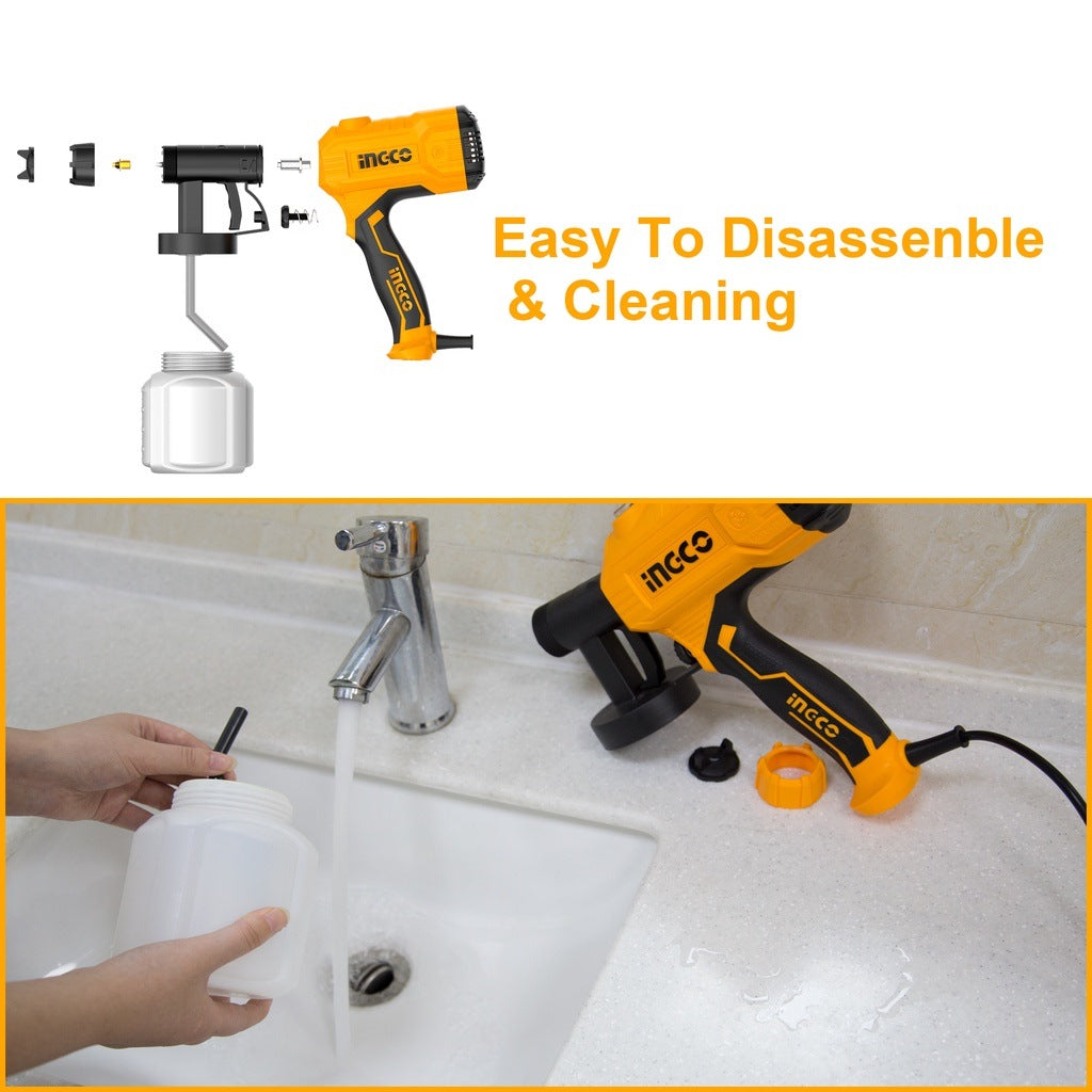 INGCO Electric Spray Gun 450W 800ml Container SPG3508 – view 6