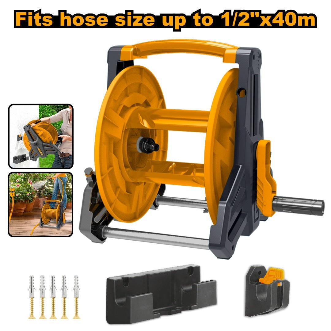 INGCO Hose Reel Stand Max 40m*1/2"Ø, Without Hose HHR40122