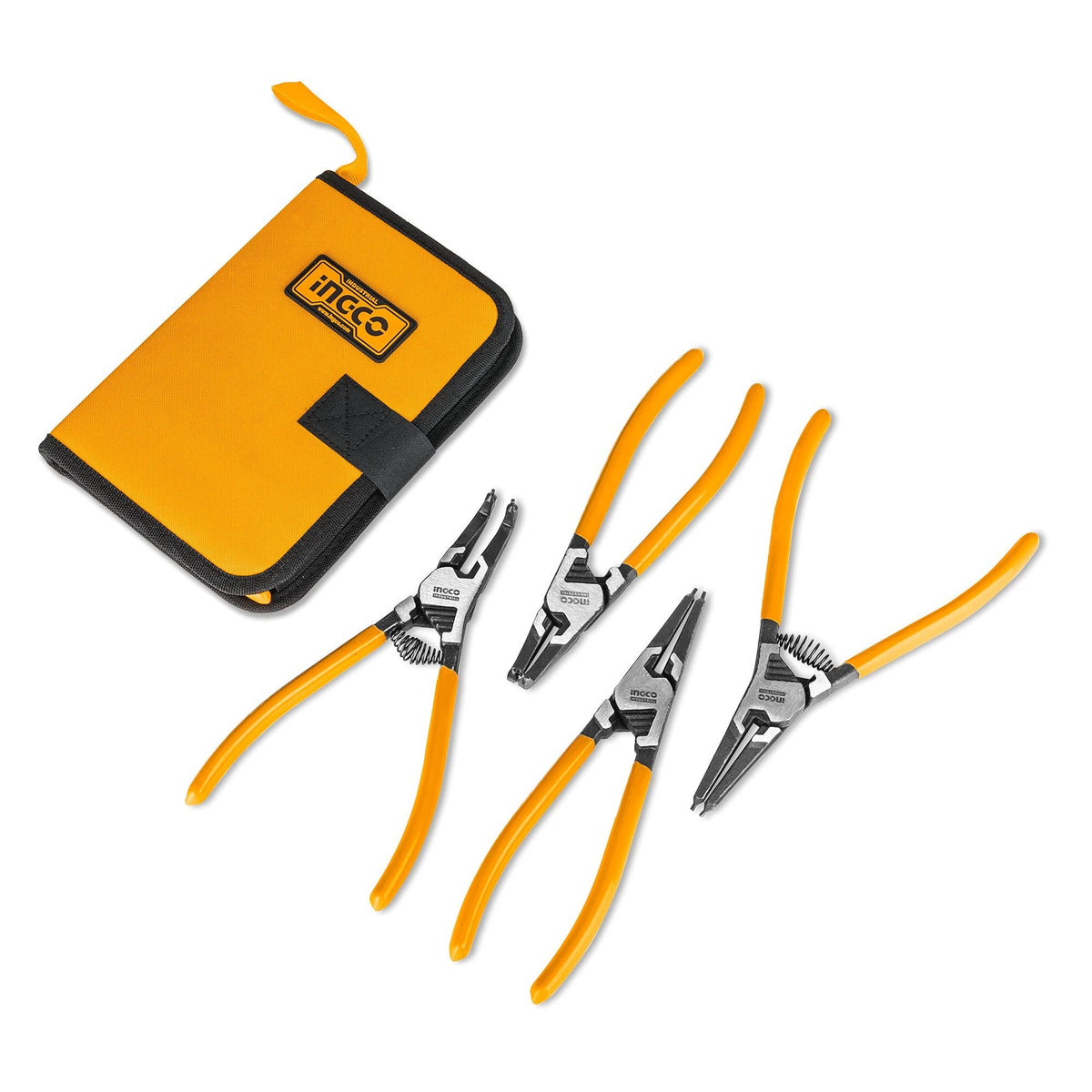 INGCO 4pcs Circlip Plier set 5" 125mm HCCPS26125 – view 2
