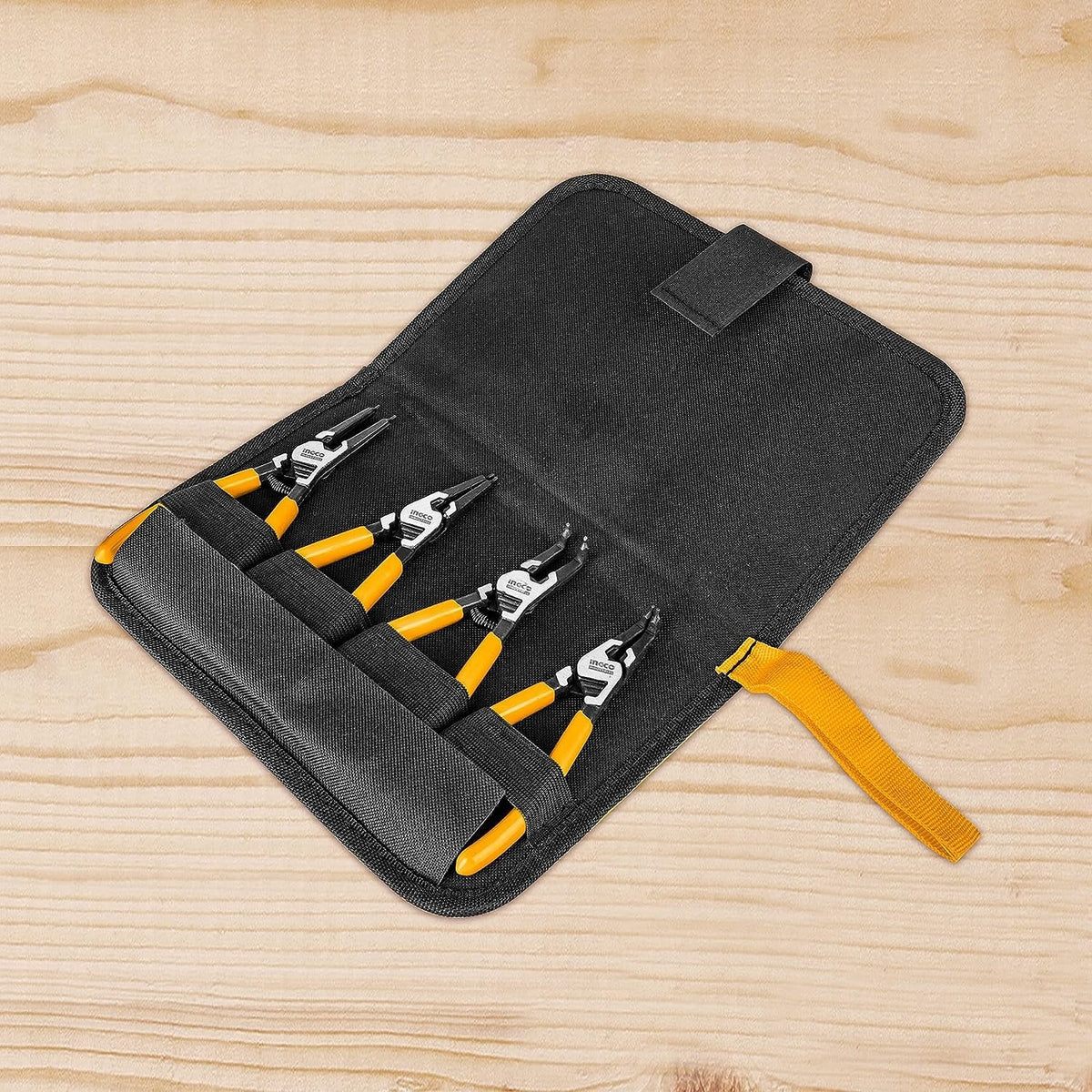 INGCO 4pcs Circlip Plier set 5" 125mm HCCPS26125 – view 3