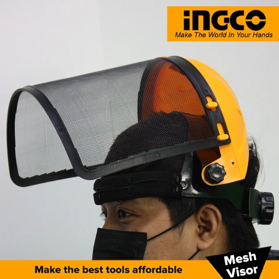 INGCO Ultra Clear Mesh Visor Adjustable Head Gear 390X200mm HFSPC21 – view 2