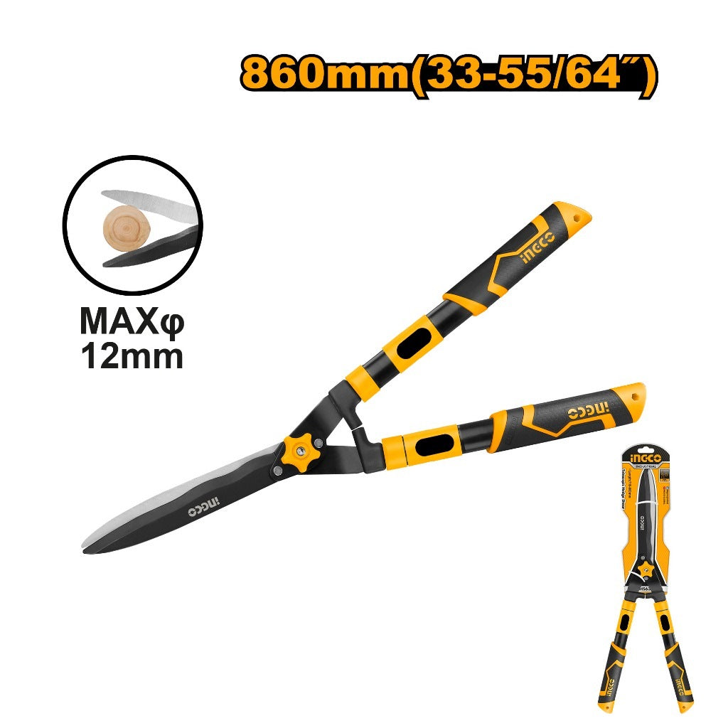 INGCO Hedge Shear Teflon Coated Blade Telescopic Handle 710-860mm HHS6306 – view 2