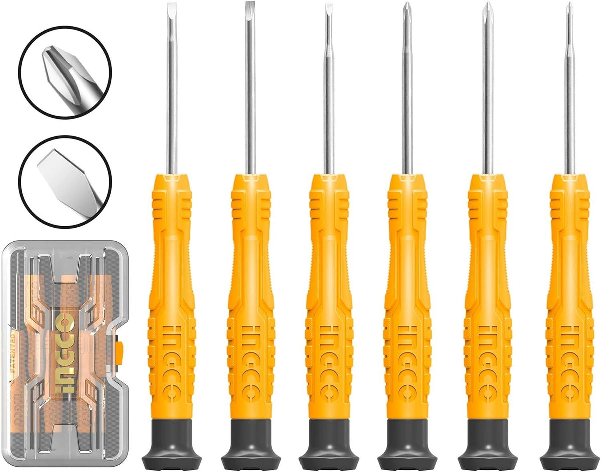 INGCO 6pcs Precision Screwdriver set HKSD0618