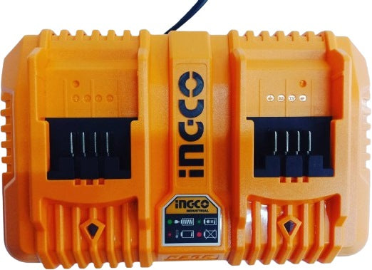 INGCO 20V 6pc Battery Kit 4X2.0, 2X4.0, 2 Port Charger + Case COSLI230701 – view 2