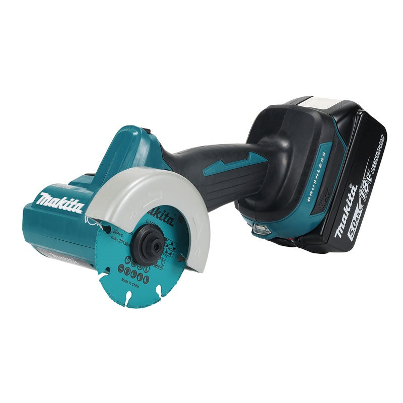 Makita 18V 2X5.0Ah LI-ION Brushless Cutter 76mm DMC300RTJ – view 2