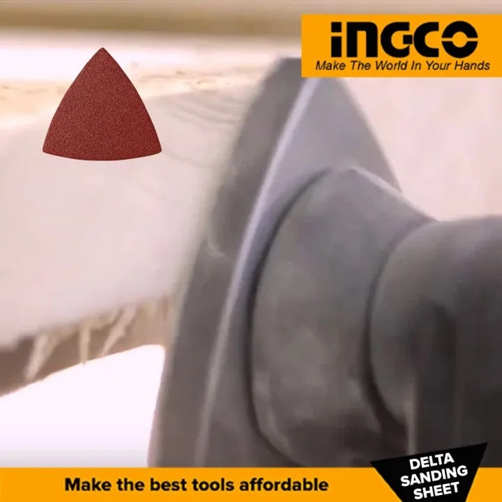 INGCO 20pcs 80mm Delta Sanding Sheet Grit 40,60,80,120 AKTS080201 – view 3