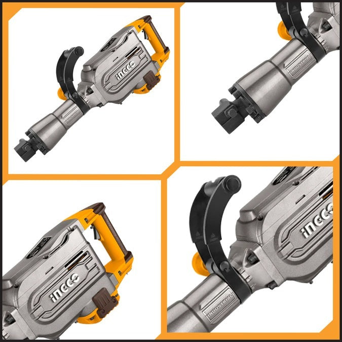 INGCO Demolition Breaker Hex 30mm Chuck 1700W 45J PDB17008 – view 2