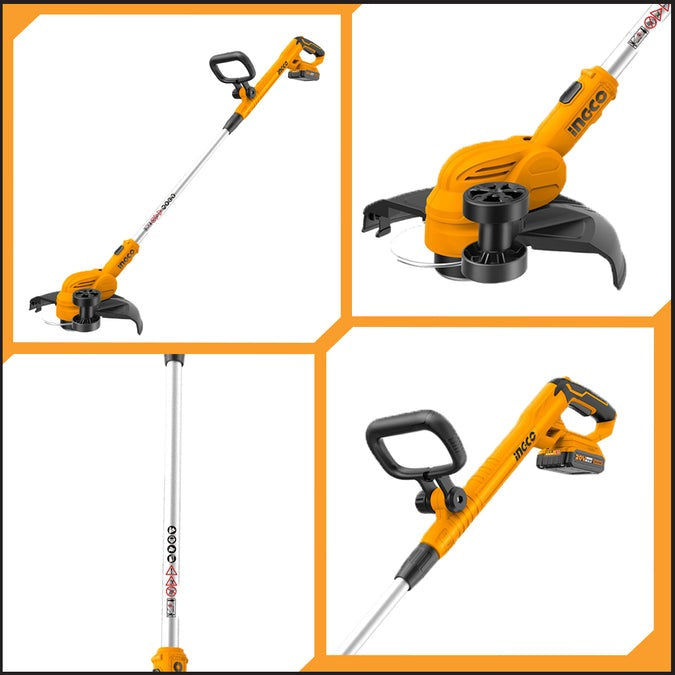 INGCO 20V 1X2.0Ah LI-ION Grass Trimmer CGTLI203285 – view 3