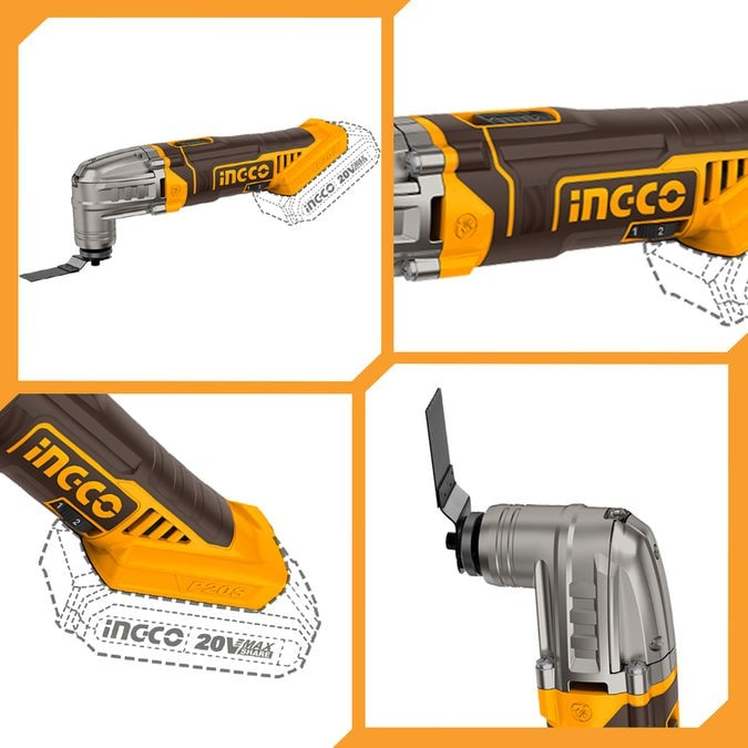 INGCO 20V Multi-Tool (Bare Unit) CMLI2022 – view 3