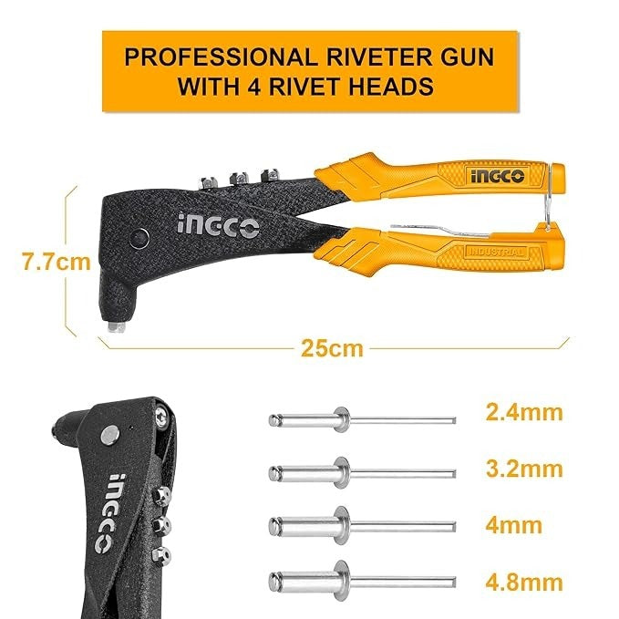 INGCO HD Hand Riveter 2.4- 4.8mm HR105 – view 3