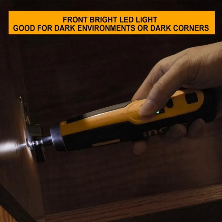INGCO 4V LI-ION Cordless Screwdriver W/43pcs Bit set CSDLI04062 – view 4