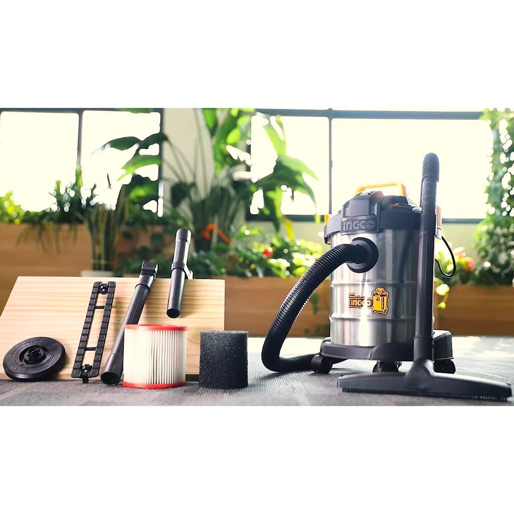 INGCO Wet & Dry Vacuum Cleaner 800W 12L Tank VC14122 – view 4