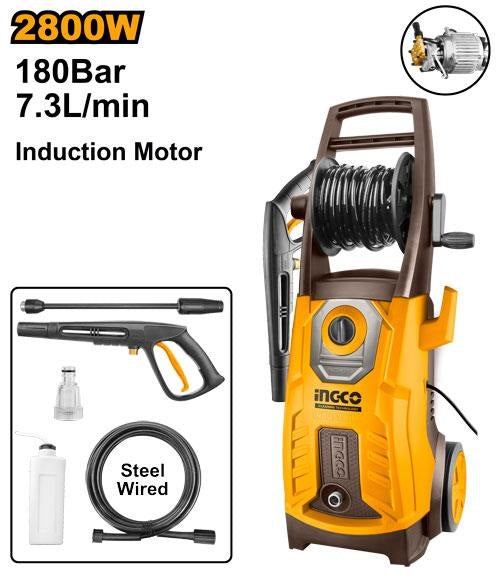 INGCO High Pressure Washer MAX.180BAR HPWR28008