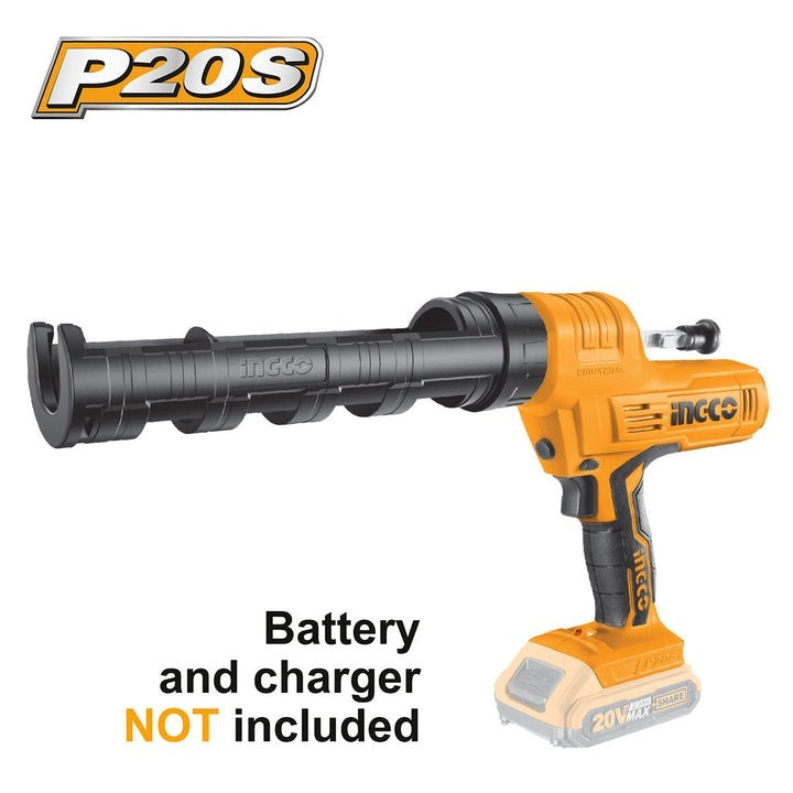 INGCO 20V LI-ION Cordless Caulking Gun 254mm (Bare Unit) CCGLI2001