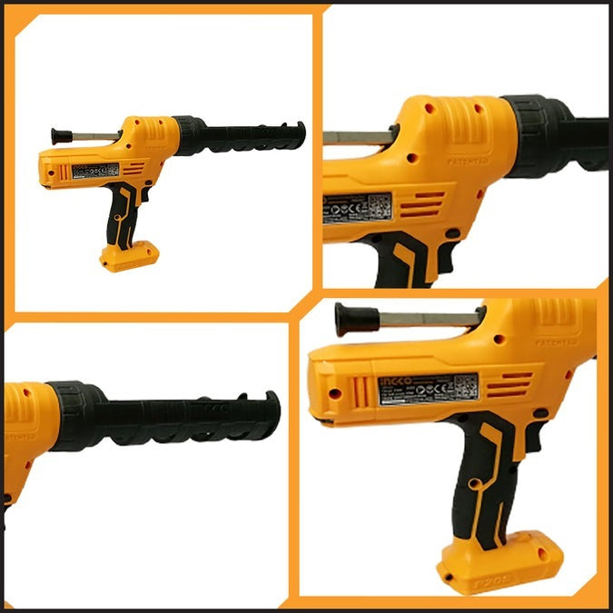 INGCO 20V LI-ION Cordless Caulking Gun 254mm (Bare Unit) CCGLI2001 – view 2