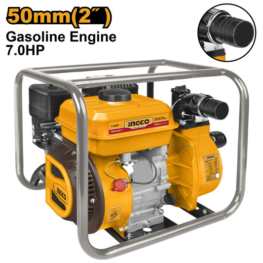 INGCO Gasoline Water Pump 2" Max Head 32m Max Flow 550L/M GWP202