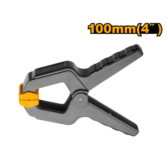 INGCO Spring Clamp 4" Max Open: 50mm Clamping Force 12kg HQSC0204