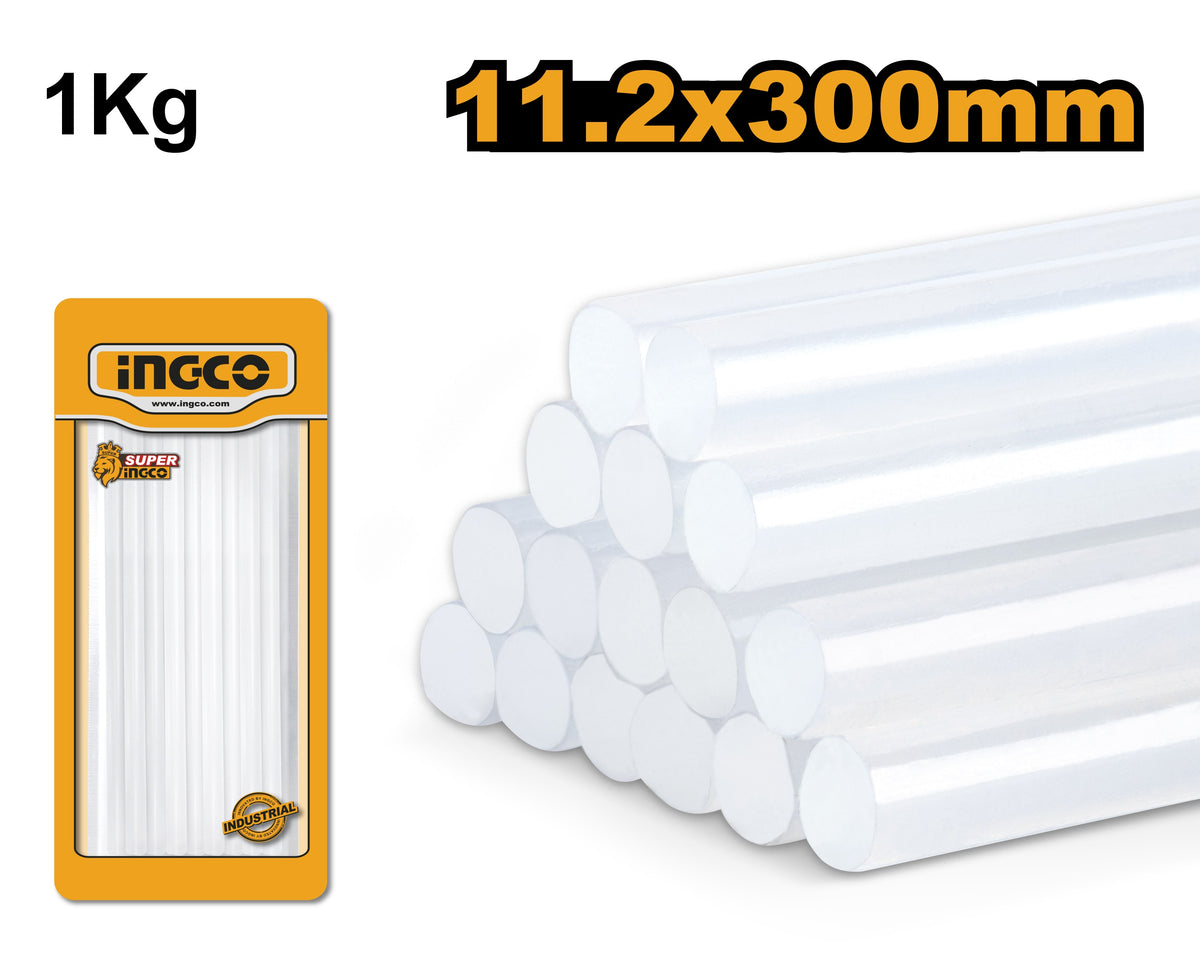INGCO Glue Stick 11.2mm x 30cm 1 Kg Pack AKTGS3011