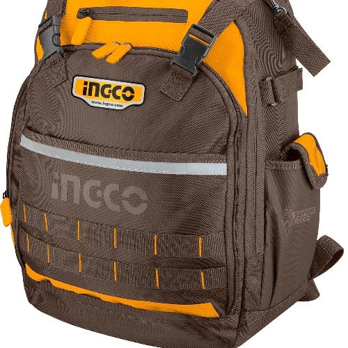 INGCO HD Backpack Tool Bag L38cm* W17cm*H45cm HBP01028 – view 2