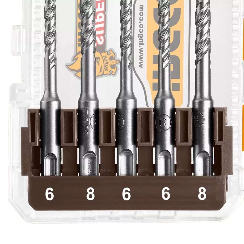 INGCO 9pcs Sds+ Drill Bit set 6~16mm AKDL30906 – view 3