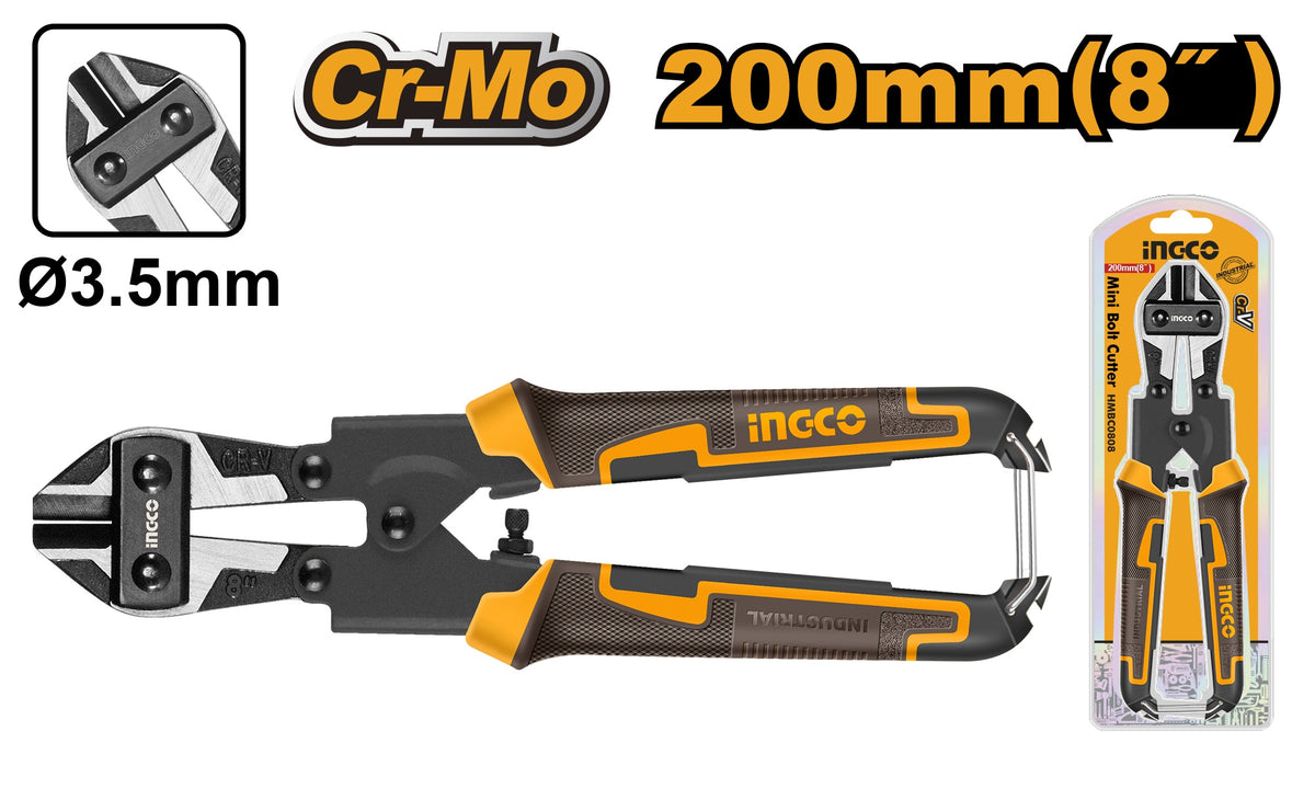 INGCO Industrial Mini Bolt Cutter 8" HMBC0808