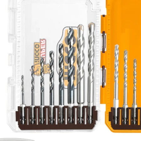 INGCO 16pcs Metal Multi-Fuction & Wood Drill Bit set AKDL11606 – view 2