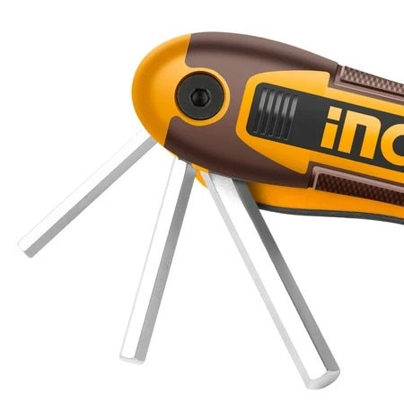 INGCO 8 pcs Folding Hex Key set 2 - 8mm HHK14081 – view 3