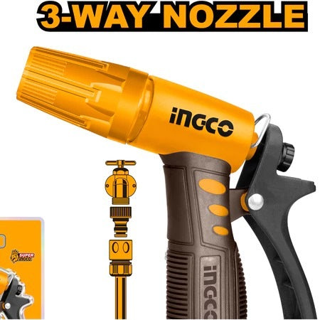INGCO Plastic 3 Ways Spray Nozzle HWSG032 – view 2