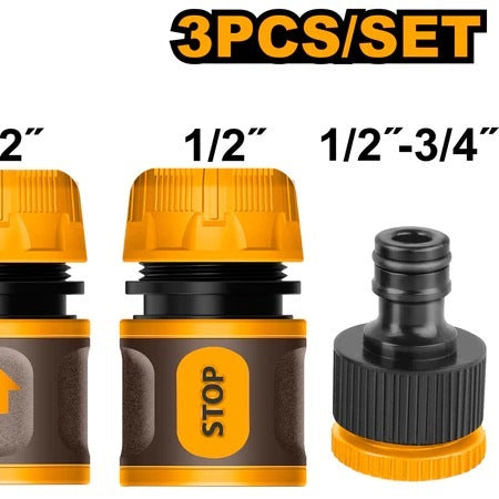 INGCO 3pcs Water Hose Quick Connector set HHCS03122 – view 3