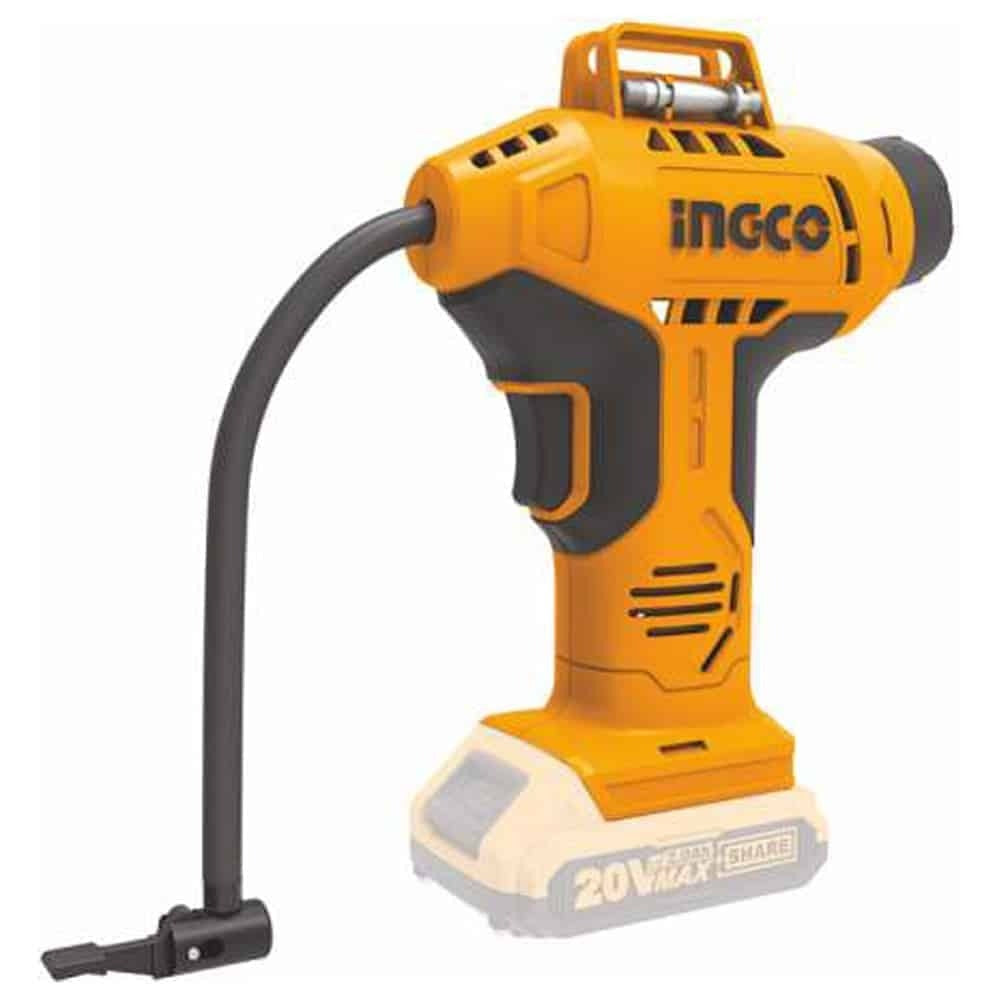 INGCO 20V LI-ION Auto Air Compressor 150PSI (Bare Unit) CACLI2018 – view 2