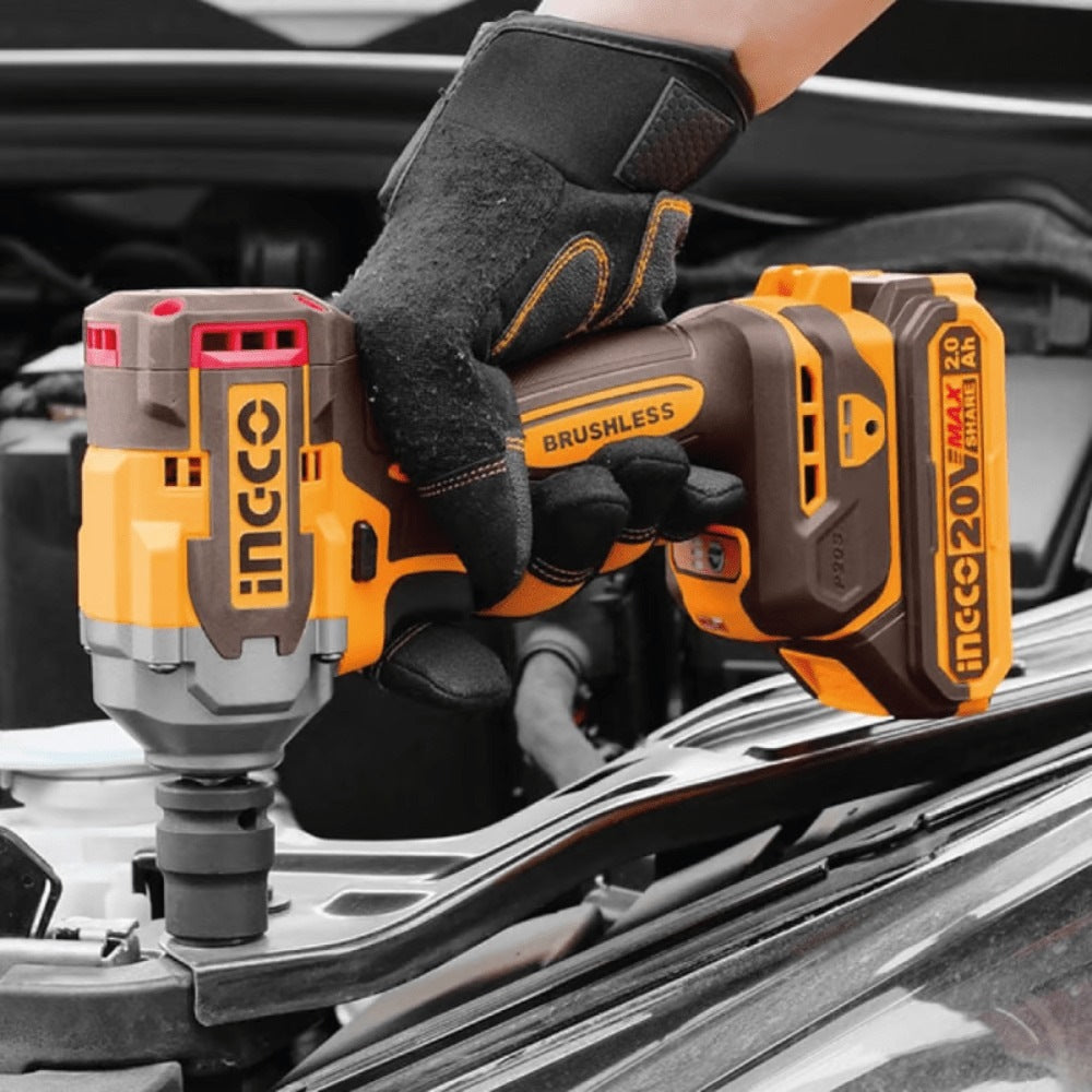 INGCO 20V Impact Drill+ Impact Driver 285Nm 2X2.0, Charger+case CKLI20277 – view 4
