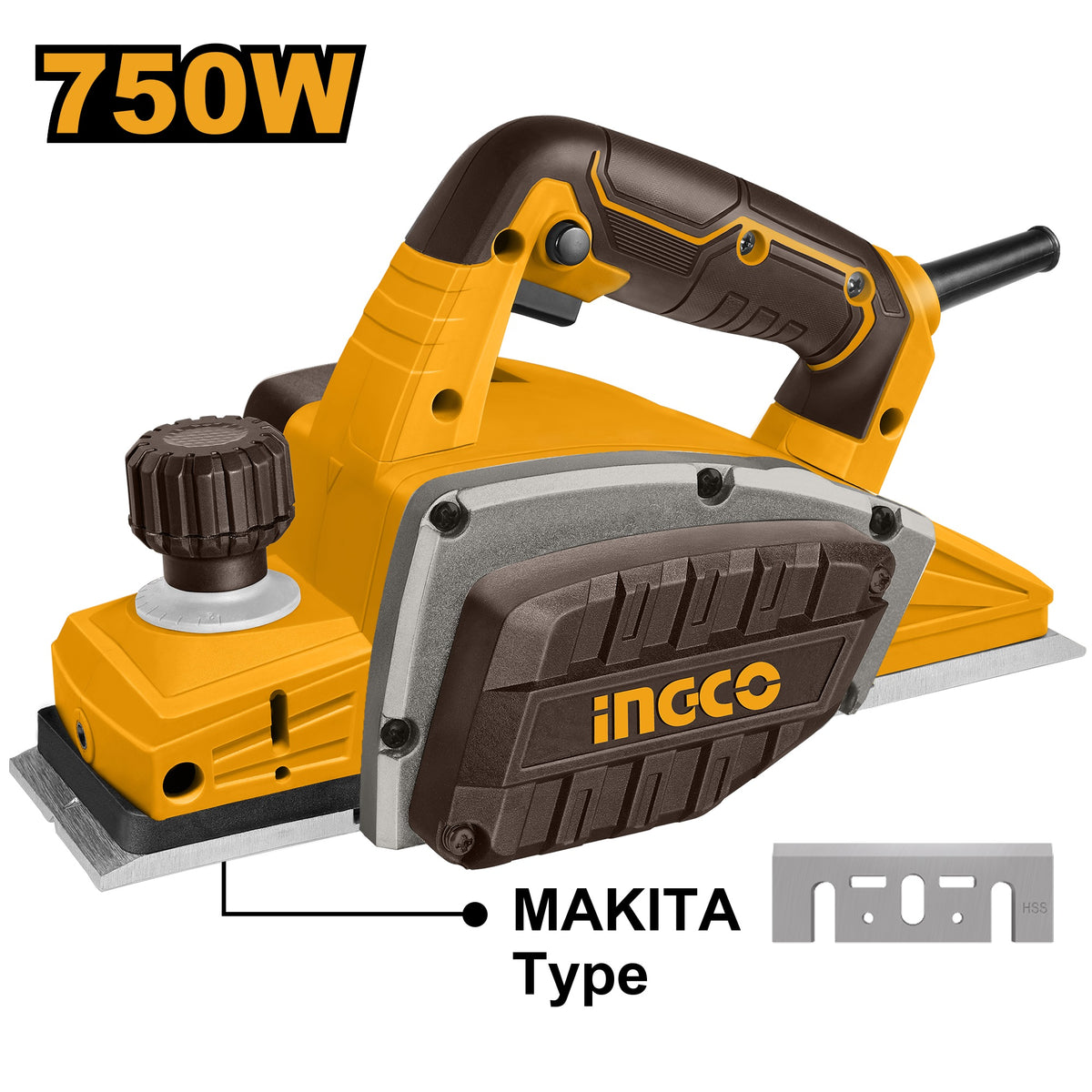 INGCO Power Planner 82mm 750W PL7508