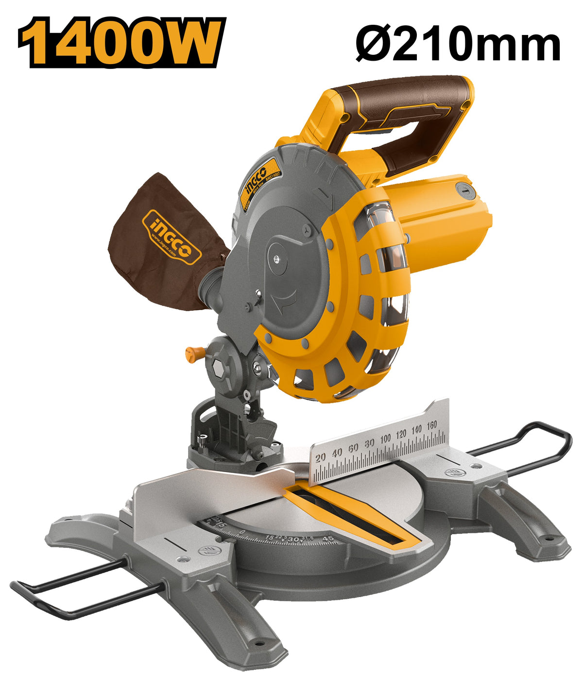 INGCO Portable Mitre Saw 210mm 8-1/4" 1400W BMS14007
