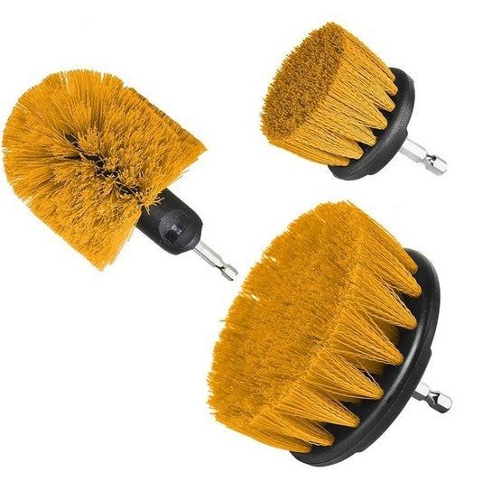 INGCO 3pcs 1/4" Hexa Shank Medium Bristle Brush set WCBM0301 – view 2