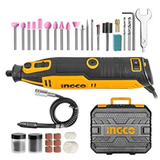 INGCO Mini Die Grinder with 149 Accessories 1/8" Collet MG2008 – view 3