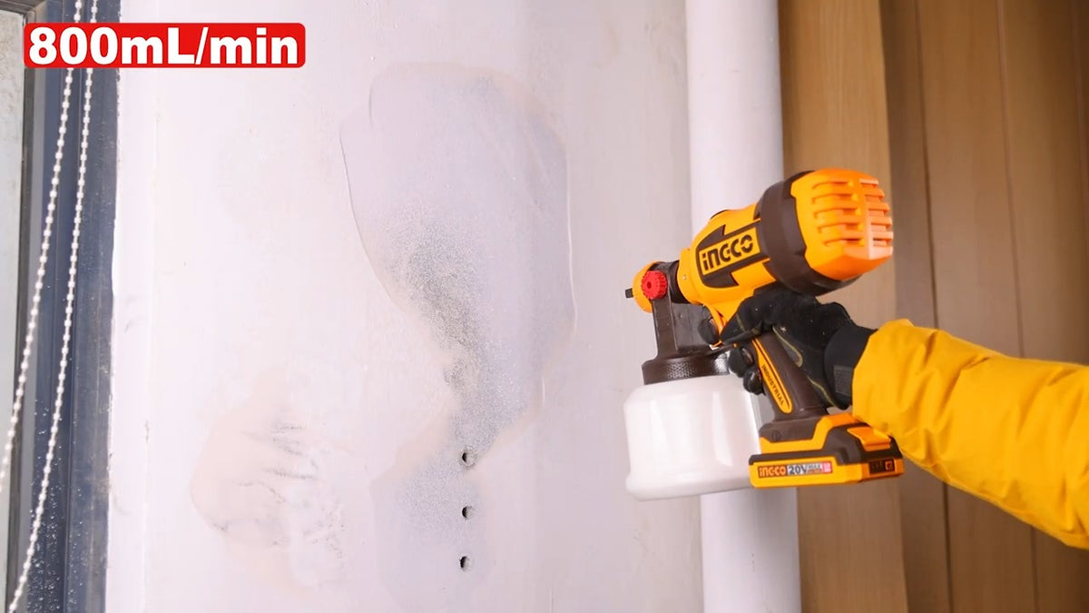 INGCO 20V LI-ION Cordless Spray Gun 1X2.0 Ah + Charger CSGLI20042 – view 2