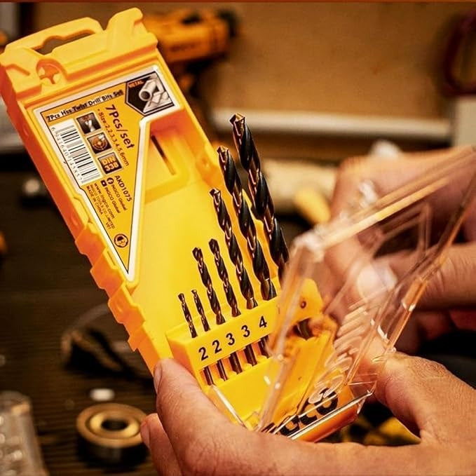 INGCO 7pcs HSS Drill Bit set Size 2,2,3,3,4,5,6.0mm AKD1075 – view 3