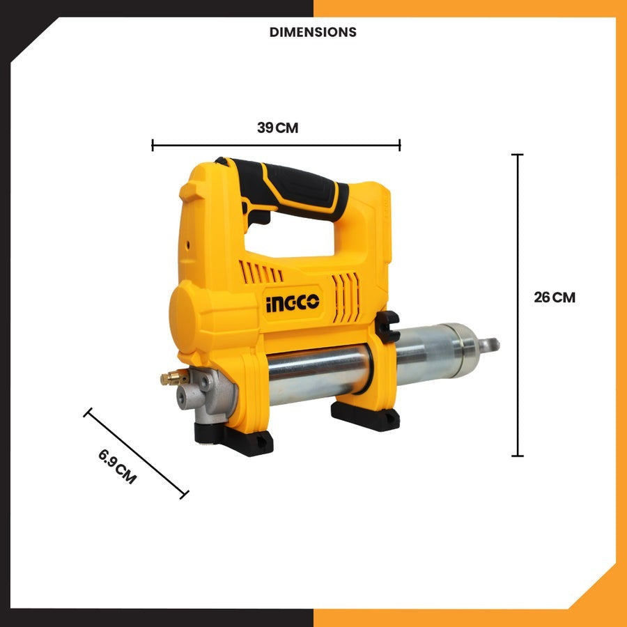 INGCO 20V LI-ION Cordless Grease Gun 10,000 PSI, (Bare Unit) GGLI2010 – view 3