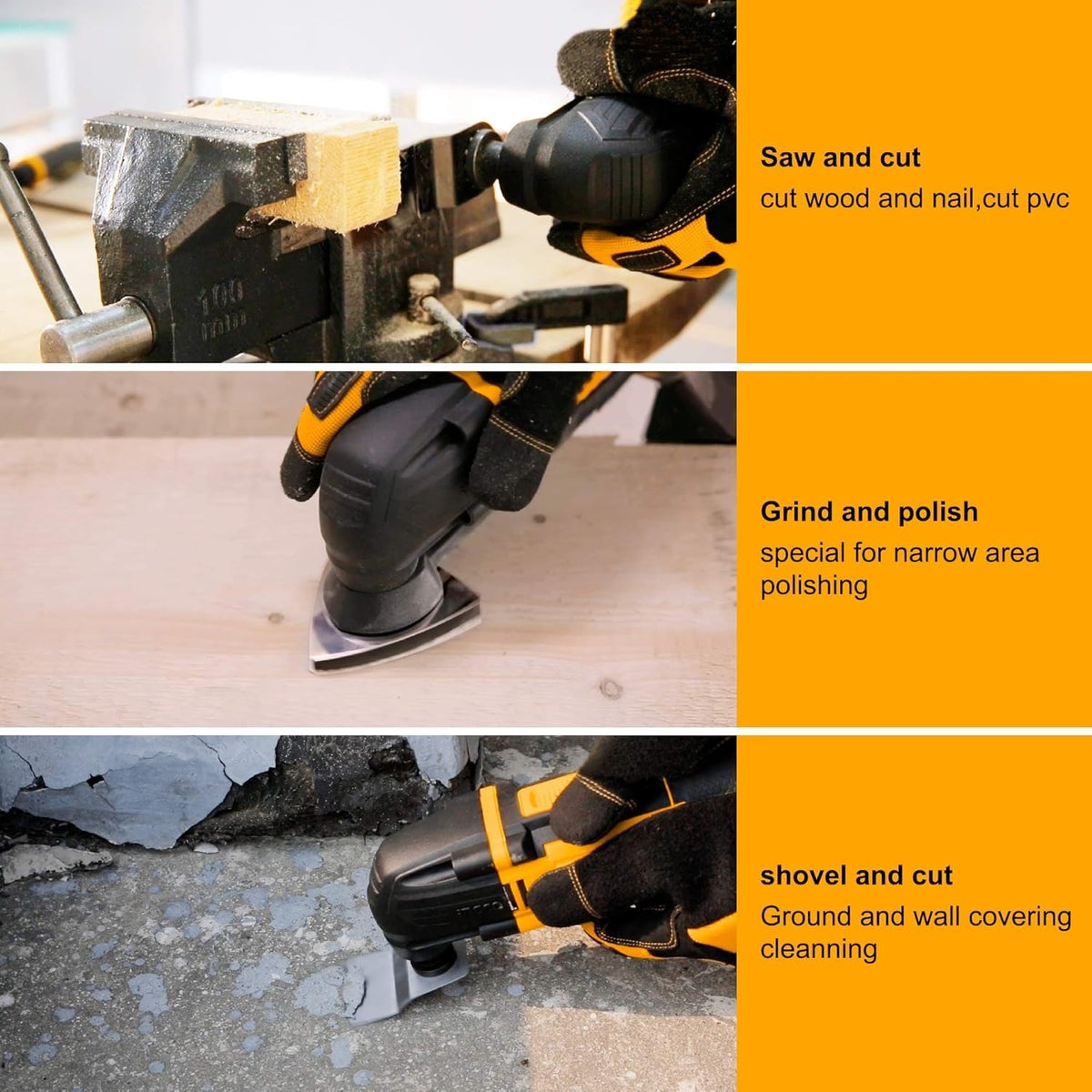 INGCO Oscillating Multi Fuction Tool 300W MF3008 – view 3