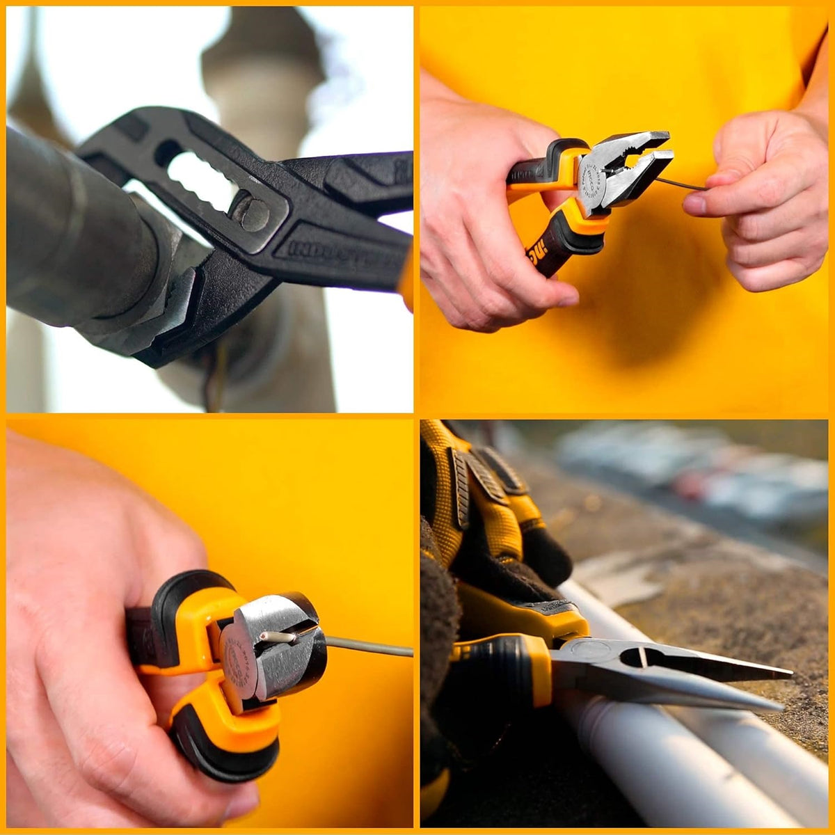 INGCO 4pcs Plier + Plastic Box HKTV01 set HKTV01P041 – view 2