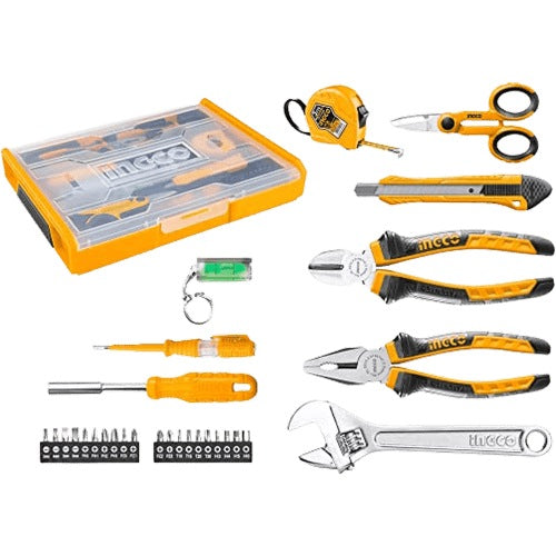 INGCO 11pcs Household Tool + Plastic Box HKTV01 set HKTV01H111 – view 3