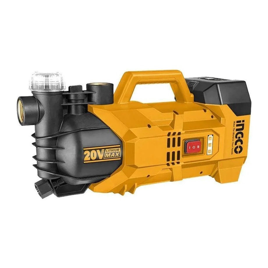 INGCO 20V LI-ION Water Pump Max Head 22m Max Flow 47L/MIN (Bare Unit) GWPLI201801 – view 2