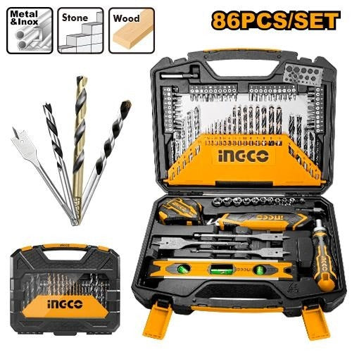 INGCO 86pcs Drill Bit & Hand Tool set HKTAC010861 – view 2