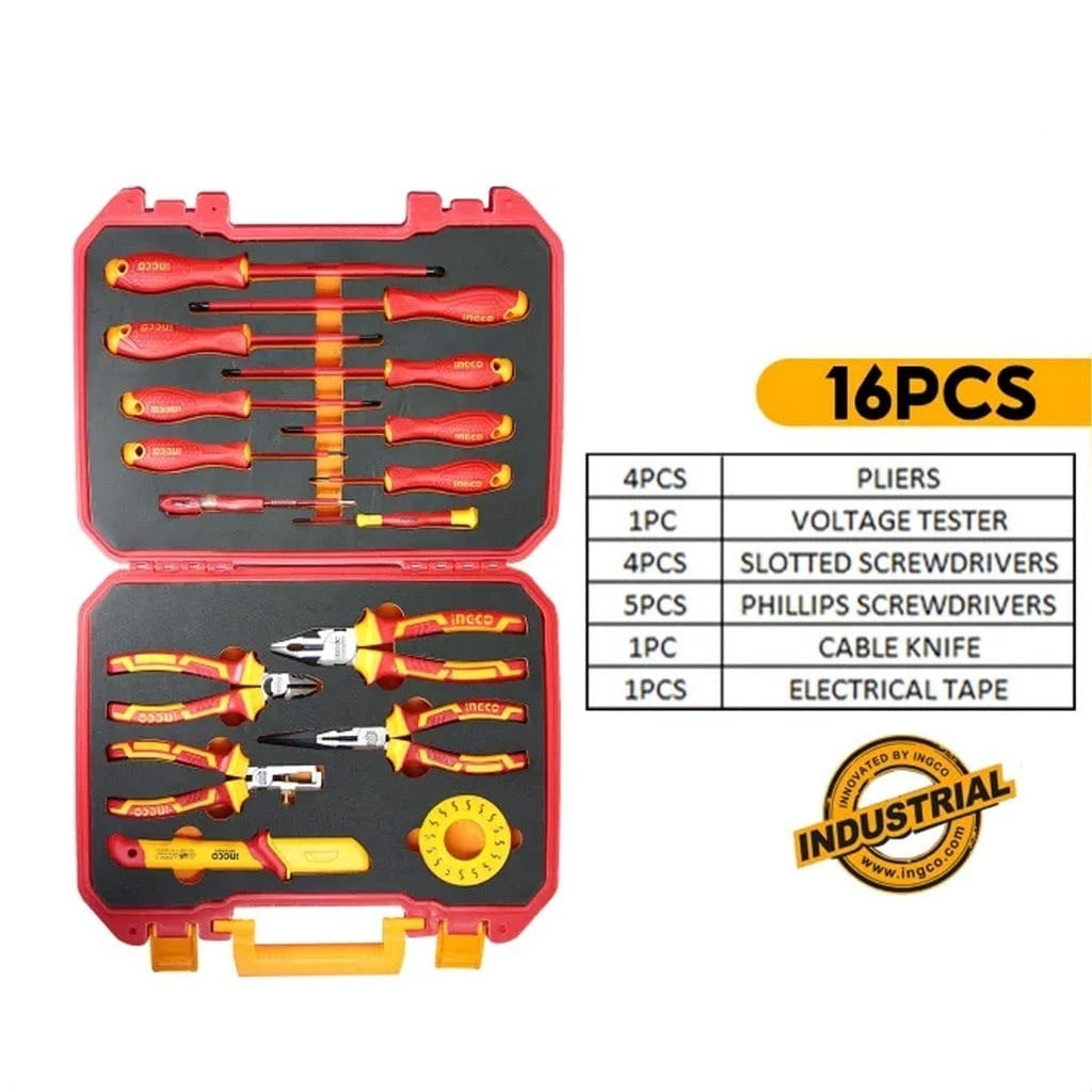 INGCO Vde 16pcs Insulated Hand Tool set HKITH1601 – view 2