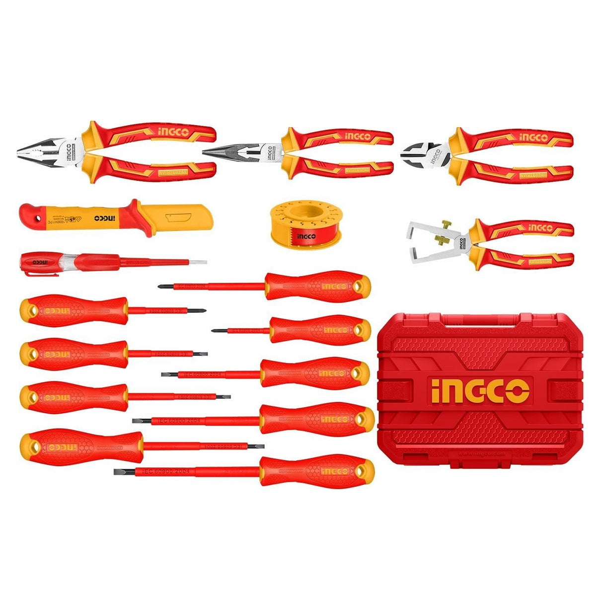 INGCO Vde 16pcs Insulated Hand Tool set HKITH1601 – view 3
