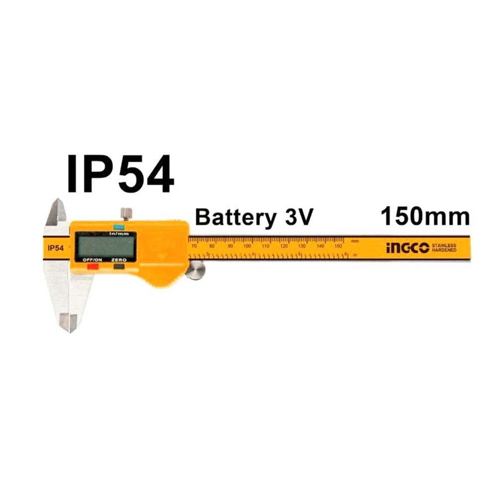 INGCO IP54 Digital Caliper 0-150mm 0.01mm HDCD28150 – view 2