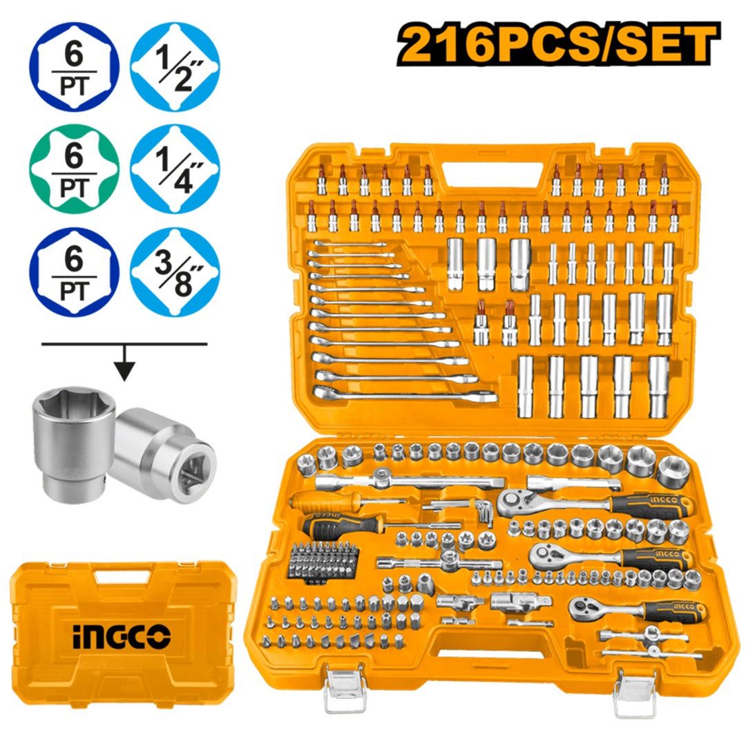 INGCO 216pcs Combination Hand Tool set HKTHP22161 – view 2